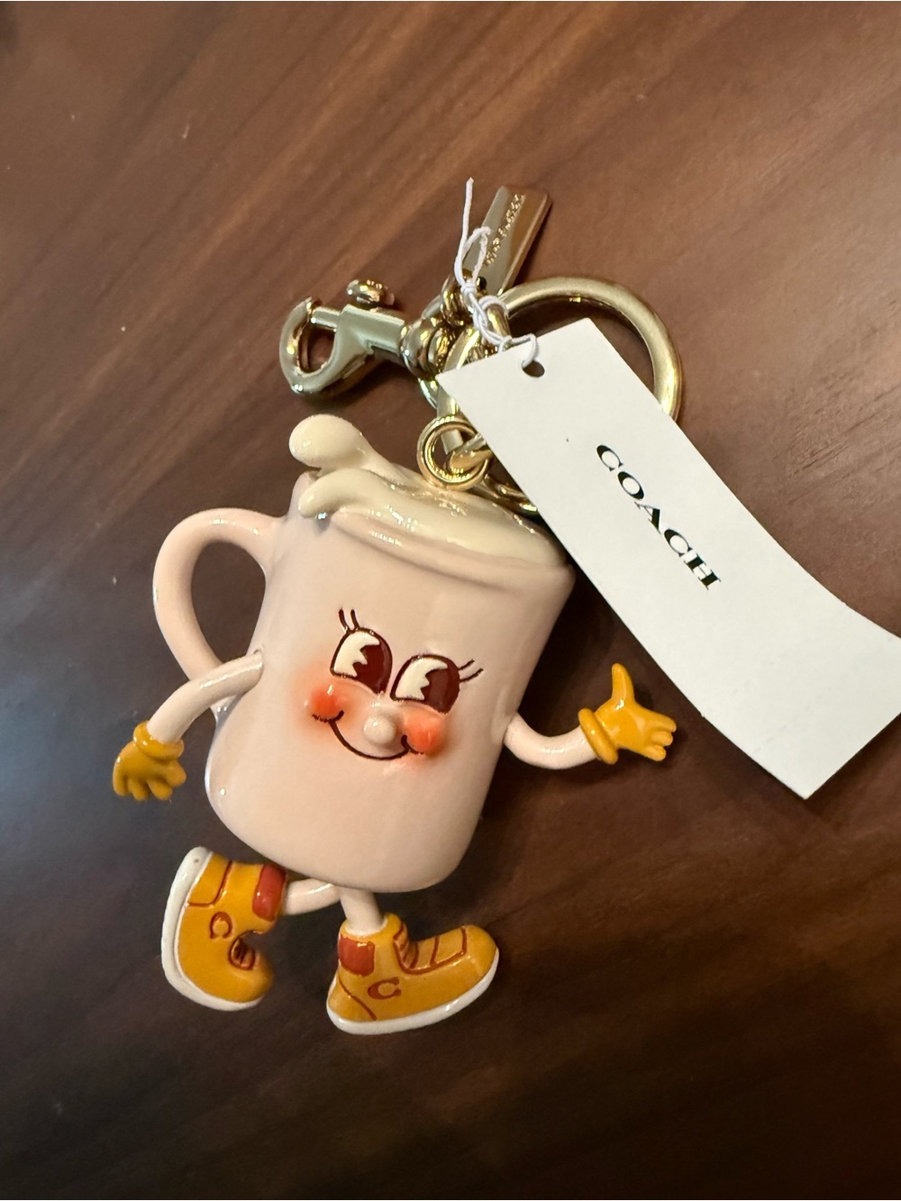 Lil Miss Jo NWT COACH Coffee Shop Exclusive bag charm